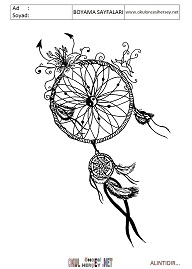 Mandala boyama sayfaları